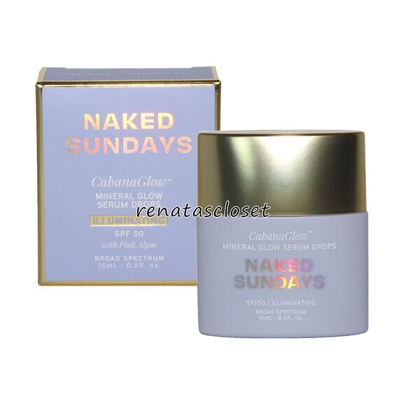 Naked Sundays Mini CabanaGlow Mineral Glow Serum Drops - Illuminating NWT/NIP - Picture 1 of 8